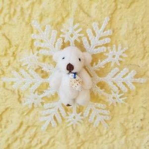 Fl Souvenir Christmas Teddy Bear Ornament